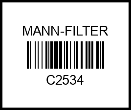 Фв MANN C 2534 FORD Escort Express, Escort III, Escort IV, Fiesta I, Fiesta II, Fiesta III В c2534 mann-filter – купить в Омске. Цены, характеристики, фото в интернет-магазине autotoot.ru