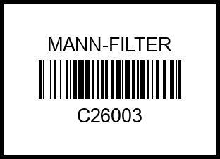 фильтр воздушный!\Toyota RAV 4 2.0/2.4/3.5 05> c26003 mann-filter – купить в Омске. Цены, характеристики, фото в интернет-магазине autotoot.ru