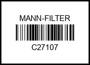 Фильтр воздушный CHEVROLET EUROPE / DAEWOO (GM) Cruze, Orlando, OPEL, Astra J / Astra J GTC, Zafira Tourer / Zafira C, VAUXHALL Astra MK VI / GTC MK VI, Zafira Mk III c27107 mann-filter – купить в Омске. Цены, характеристики, фото в интернет-магазине autotoot.ru