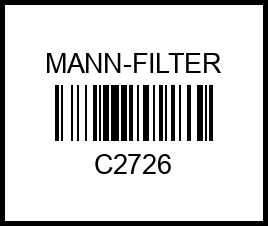 Деталь c2726 mann-filter – купить в Омске. Цены, характеристики, фото в интернет-магазине autotoot.ru