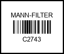 Деталь c2743 mann-filter – купить в Омске. Цены, характеристики, фото в интернет-магазине autotoot.ru