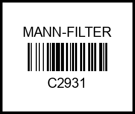 Фильтр воздушный c2931 mann-filter – купить в Омске. Цены, характеристики, фото в интернет-магазине autotoot.ru
