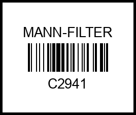 C2941 MANN Фильтр воздушный c2941 mann-filter – купить в Омске. Цены, характеристики, фото в интернет-магазине autotoot.ru
