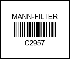 Фильтр воздушный c2957 mann-filter – купить в Омске. Цены, характеристики, фото в интернет-магазине autotoot.ru