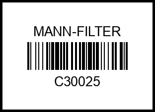 C30025 MANN Фильтр воздушный левый c30025 mann-filter – купить в Омске. Цены, характеристики, фото в интернет-магазине autotoot.ru