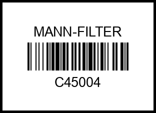 Фильтр воздушный MERCEDES-BENZ: C-CLASS (A205/C205/S205/W205) C180D/C200D/C220D/C300D/4-matic 18-, E-CLASS (S213/W213) E220D/E300D/E350D/E400D/E450EQ Boost/4-matic 16- c45004 mann-filter – купить в Омске. Цены, характеристики, фото в интернет-магазине autotoot.ru