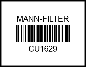 Фс MANN CU 1629 (K 1230) Nissan Juke >10, Renault Fluence >10 cu1629 mann-filter – купить в Омске. Цены, характеристики, фото в интернет-магазине autotoot.ru