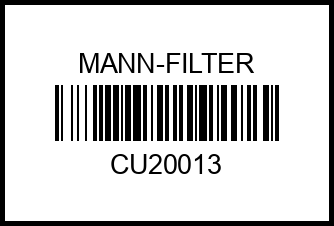 Фс MANN CU 20 013 PEUGEOT 108, CITROEN C1 II, TOYOTA Aygo II cu20013 mann-filter – купить в Омске. Цены, характеристики, фото в интернет-магазине autotoot.ru