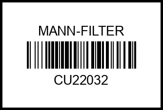 CU22032 MANN Фильтр салона cu22032 mann-filter – купить в Омске. Цены, характеристики, фото в интернет-магазине autotoot.ru