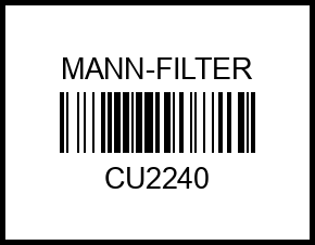 Фильтр салона Renault Scenic I 99-03, Scenic RX4 00-03 cu2240 mann-filter – купить в Омске. Цены, характеристики, фото в интернет-магазине autotoot.ru