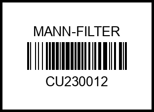 Фс MANN CU 23 001-2 (K 1262-2X, AC-404E) MAZDA 2 (DE) комплект 2шт cu230012 mann-filter – купить в Омске. Цены, характеристики, фото в интернет-магазине autotoot.ru