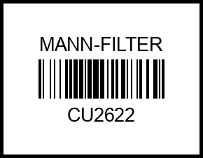 Фс MANN CU 2622 (Chevrolet Captiva; Opel Antara) (5 шт/уп) cu2622 mann-filter – купить в Омске. Цены, характеристики, фото в интернет-магазине autotoot.ru