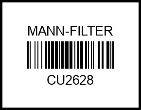 Фс MANN CU 2628 Hyundai Accent В cu2628 mann-filter – купить в Омске. Цены, характеристики, фото в интернет-магазине autotoot.ru
