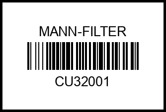 фильтр салона ! 226x312x37 \ MB ActrosII Antos Arocs cu32001 mann-filter – купить в Омске. Цены, характеристики, фото в интернет-магазине autotoot.ru
