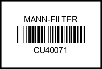 Фс MANN CU 4007/1 (MB S-classe (W140) 93-98) (нов) В cu40071 mann-filter – купить в Омске. Цены, характеристики, фото в интернет-магазине autotoot.ru