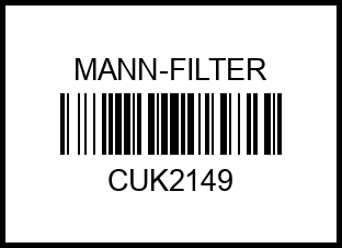 Фильтр салона Renault Laguna II 01-, Vel Satis 01- cuk2149 mann-filter – купить в Омске. Цены, характеристики, фото в интернет-магазине autotoot.ru