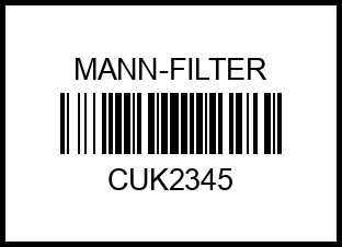 Фильтр салона NISSAN Almera II (N16) 00-, Almera Classic 06-, Almera Tino 00-, Primera III (P12) 02-, Tino 99-, LEXUS GS 12- cuk2345 mann-filter – купить в Омске. Цены, характеристики, фото в интернет-магазине autotoot.ru