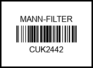 Фс MANN CUK 2442 (Chevrolet Aveo, Cruze; Opel) угольный (5 шт/уп) cuk2442 mann-filter – купить в Омске. Цены, характеристики, фото в интернет-магазине autotoot.ru