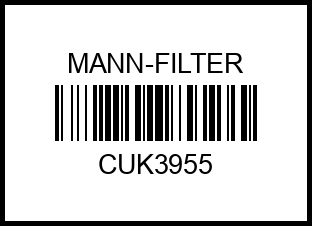 Фильтр салона Audi A4 95-01, Cabriolet 91-00, 80 83-96, 90 87-97, VW Passat 96-00 cuk3955 mann-filter – купить в Омске. Цены, характеристики, фото в интернет-магазине autotoot.ru