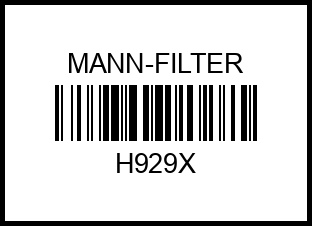 Фм MANN H 929 X (OM 511) Mercedes G, S, SL (10 шт/уп) h929x mann-filter – купить в Омске. Цены, характеристики, фото в интернет-магазине autotoot.ru