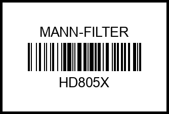 Фм MANN HD 805 X (JOHN DEERE 3000-Serie,6000-Serie, 7000-Serie) (1 шт/уп) В hd805x mann-filter – купить в Омске. Цены, характеристики, фото в интернет-магазине autotoot.ru
