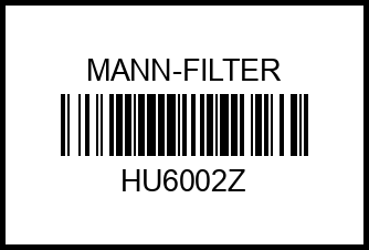 фильтр hu6002z mann-filter – купить в Омске. Цены, характеристики, фото в интернет-магазине autotoot.ru