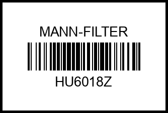 Картридж масляного фильтра TURBO hu6018z mann-filter – купить в Омске. Цены, характеристики, фото в интернет-магазине autotoot.ru