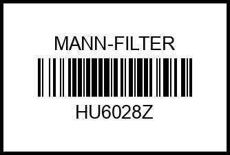HU6028z MANN Фильтр масляный hu6028z mann-filter – купить в Омске. Цены, характеристики, фото в интернет-магазине autotoot.ru