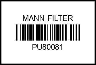 PU8008/1 MANN Фильтр топливный pu80081 mann-filter – купить в Омске. Цены, характеристики, фото в интернет-магазине autotoot.ru