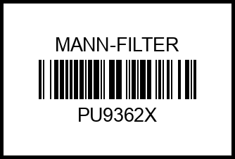 Фт MANN PU 936/2 X (AUDI A3 >03,TT >06, Passat >05, Scirocco III >08, Tiguan >07, Touran) В pu9362x mann-filter – купить в Омске. Цены, характеристики, фото в интернет-магазине autotoot.ru