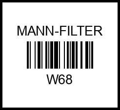 Фильтр масляный MANN-FILTER W68/3 w68 mann-filter – купить в Омске. Цены, характеристики, фото в интернет-магазине autotoot.ru