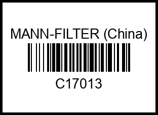 C17013 MANN-FILTER (China) Фильтр воздушный c17013 mann-filter%20(china) – купить в Омске. Цены, характеристики, фото в интернет-магазине autotoot.ru