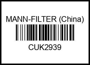 CUK2939 MANN-FILTER (China) Фильтр салона cuk2939 mann-filter%20(china) – купить в Омске. Цены, характеристики, фото в интернет-магазине autotoot.ru