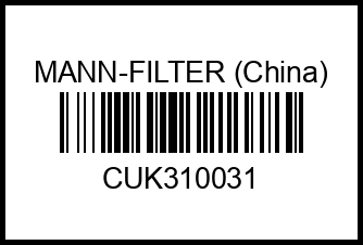 CUK31003/1 MANN-FILTER (China) Фильтр салона угольный cuk310031 mann-filter%20(china) – купить в Омске. Цены, характеристики, фото в интернет-магазине autotoot.ru