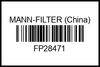 Деталь fp28471 mann-filter%20(china) – купить в Омске. Цены, характеристики, фото в интернет-магазине autotoot.ru