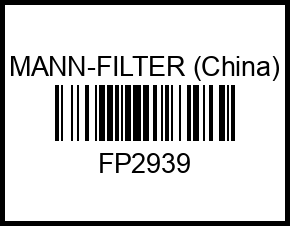 FP2939 MANN-FILTER (China) Фильтр салона fp2939 mann-filter%20(china) – купить в Омске. Цены, характеристики, фото в интернет-магазине autotoot.ru