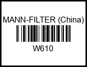 W610/1 MANN-FILTER (China) Фильтр масляный w610 mann-filter%20(china) – купить в Омске. Цены, характеристики, фото в интернет-магазине autotoot.ru