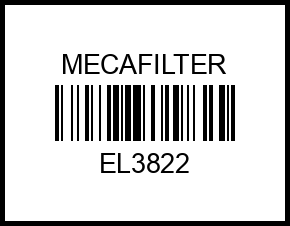 Фильтр воздушный el3822 mecafilter – купить в Омске. Цены, характеристики, фото в интернет-магазине autotoot.ru