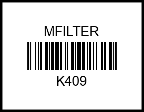 SEAT Ibiza 1,2 08->/SKODA Fabia 1,2 03-14/ VW Polo 1,2 02-> k409 mfilter – купить в Омске. Цены, характеристики, фото в интернет-магазине autotoot.ru