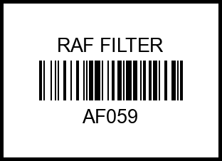 Фильтр воздушный RAF Filter AF059 af059 raf%20filter – купить в Омске. Цены, характеристики, фото в интернет-магазине autotoot.ru