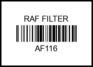 Фильтр воздушный RAF Filter AF116 (аналог RST1780170060) af116 raf%20filter – купить в Омске. Цены, характеристики, фото в интернет-магазине autotoot.ru