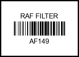 Фильтр воздушный RAF Filter AF149 af149 raf%20filter – купить в Омске. Цены, характеристики, фото в интернет-магазине autotoot.ru