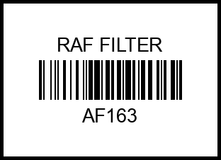 Фильтр воздушный RAF Filter AF163 af163 raf%20filter – купить в Омске. Цены, характеристики, фото в интернет-магазине autotoot.ru
