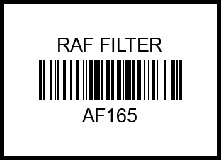 Фильтр воздушный RAF Filter AF165 af165 raf%20filter – купить в Омске. Цены, характеристики, фото в интернет-магазине autotoot.ru