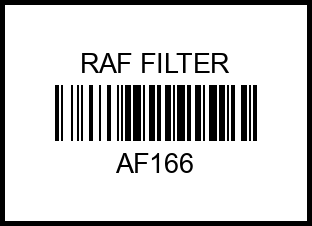 Фильтр воздушный RAF Filter AF166 af166 raf%20filter – купить в Омске. Цены, характеристики, фото в интернет-магазине autotoot.ru