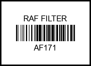 Фильтр воздушный RAF Filter AF171 af171 raf%20filter – купить в Омске. Цены, характеристики, фото в интернет-магазине autotoot.ru