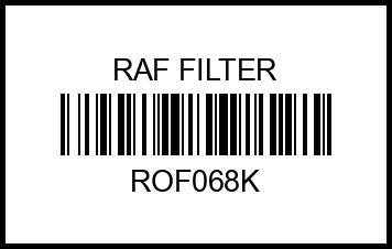 Фильтр масляный RAF Filter ROF068K rof068k raf%20filter – купить в Омске. Цены, характеристики, фото в интернет-магазине autotoot.ru