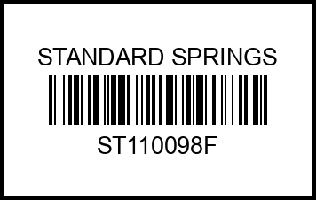 TOURNEO CONNECT 1,8TDCi / TRANSIT CONNECT 1,8/1,8Di/1,8TDCi st110098f standard%20springs – купить в Омске. Цены, характеристики, фото в интернет-магазине autotoot.ru