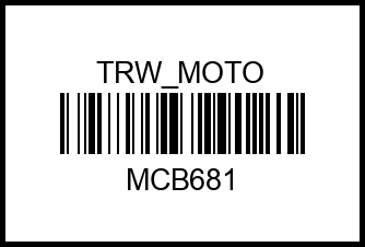 Колодки дисковые MCB681 mcb681 trw_moto – купить в Омске. Цены, характеристики, фото в интернет-магазине autotoot.ru