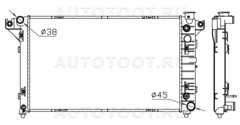 Радиатор охлаждения AT -  для DODGE CARAVAN, PLYMOUTH VOYAGER